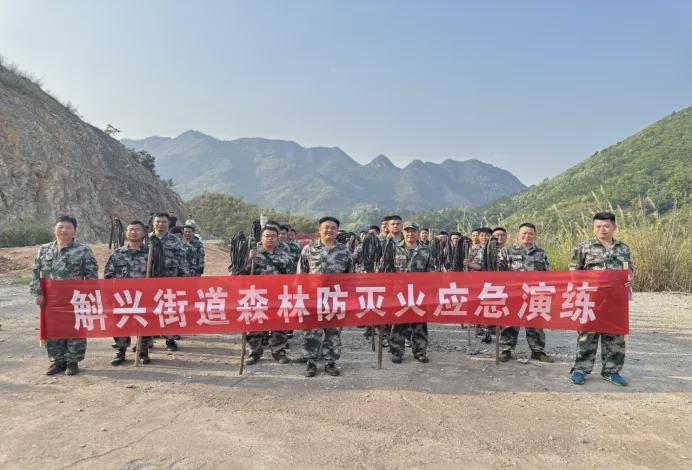 以“演”促训 以“练”应战丨斛兴街道开展森林防灭火应急演练(图4)