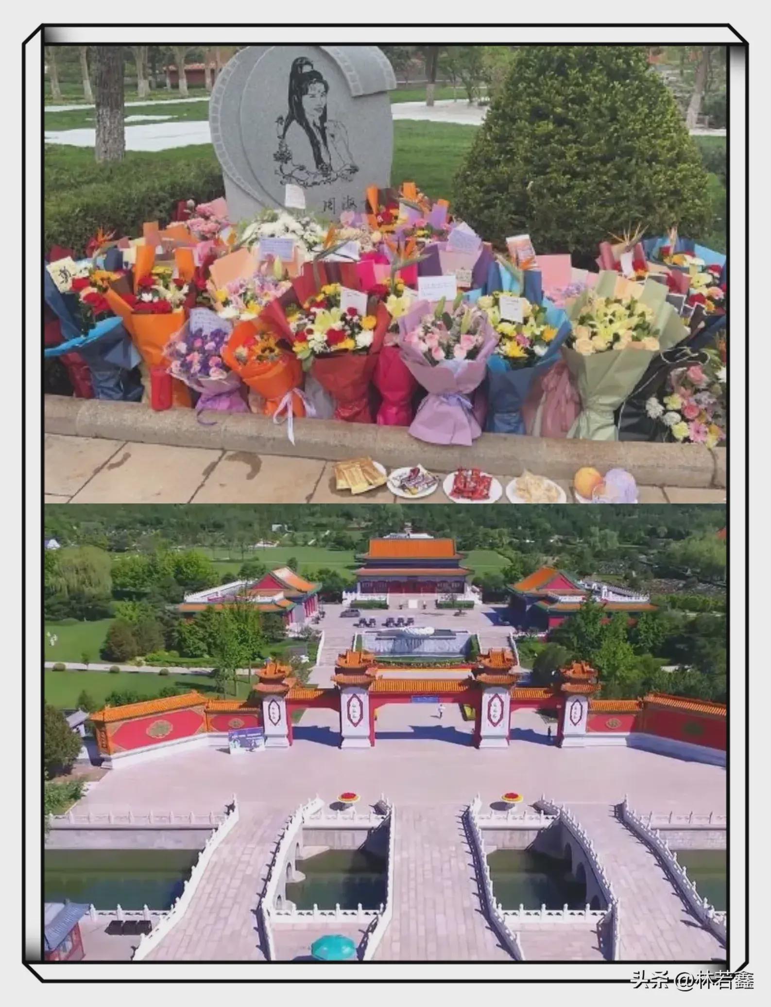 周海媚“新家”安在北京，墓碑刻着周芷若画像，网友：她真的走了(图3)