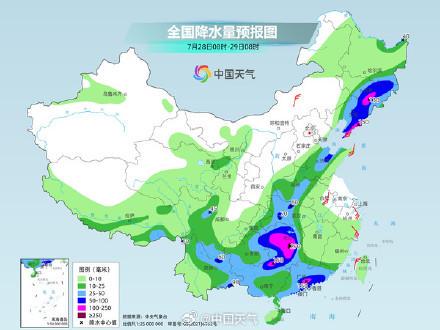 南方高温降下来了，“格美”继续北上制造强降雨(图1)