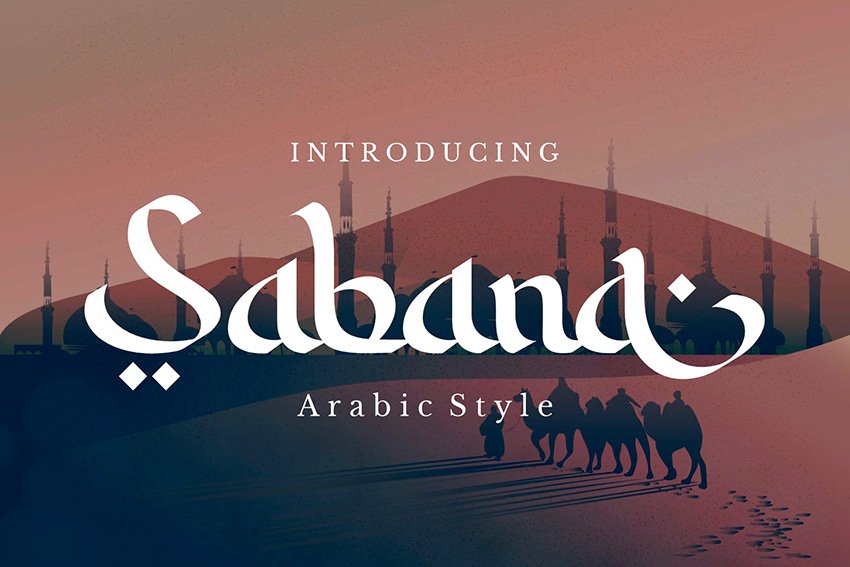 Sabana：优雅的阿拉伯风格字体（OTF、TTF、WOFF）