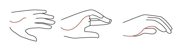 人体绘画教程-人体解剖学基础之如何画手(图12)