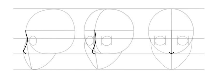 如何绘制动漫头部和面部(图20)