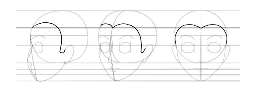 如何绘制动漫头部和面部(图25)