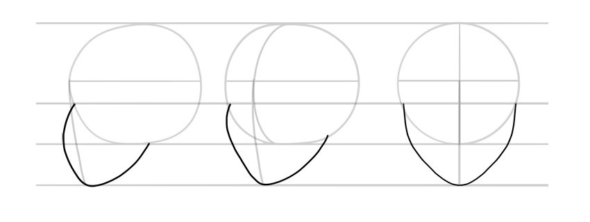 如何绘制动漫头部和面部(图18)
