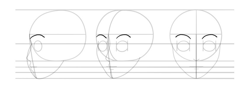 如何绘制动漫头部和面部(图23)
