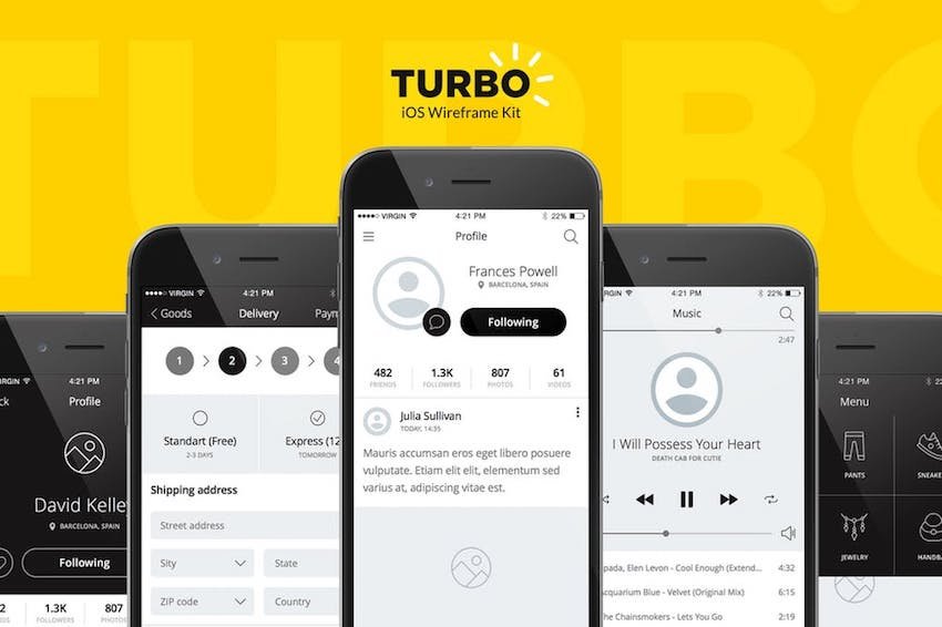 Turbo iOS 线框套件